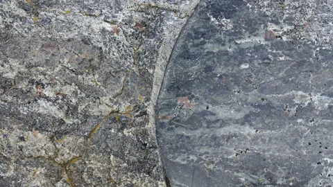 Texture of cracked raw gray stone 스톡 동영상 137047116
