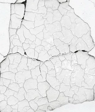 Texture of a cracked wall Stock Photos