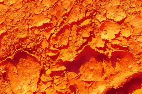 Texture of the crackled clay in the desert and graphic effect. Stock Illustration
