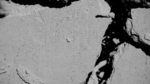 The Texture Cracks and Collapses Stock Footage 209979389