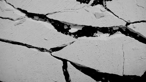 The Texture Cracks and Collapses Stock Footage 209991837