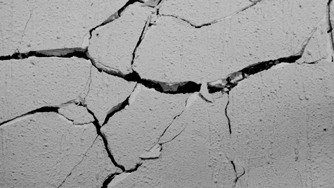 The Texture Cracks and Collapses Stock Footage 209995618