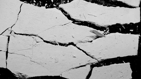 The Texture Cracks and Collapses Stock Footage 210002566