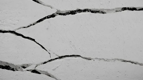 The Texture Cracks and Collapses Stock Footage 210005328