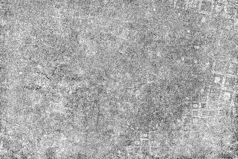 The texture of cracks, chips, scuffs on a white background. Monochrome gloomy Stock Illustration