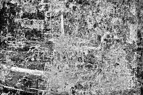 The texture of cracks, chips, scuffs on a white background. Monochrome gloomy Stock Photos