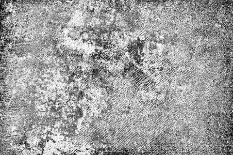 The texture of cracks, chips, scuffs on a white background. Monochrome gloomy Stock Photos