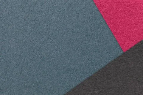 Texture craft dark cool gray paper background with purple and black border. Stock Photos