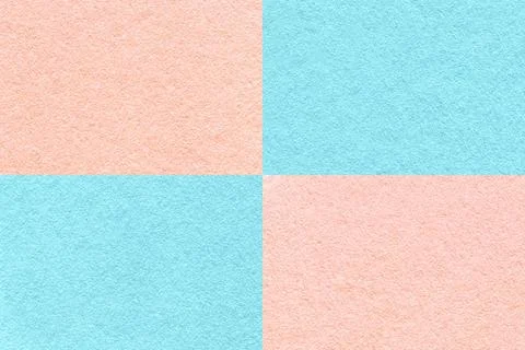 Texture of craft light blue and pink paper background with cells pattern, mac Stock Illustration