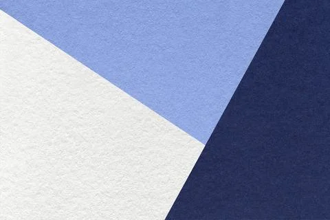 Texture of craft navy blue, white and very peri shade color paper background Stock Photos