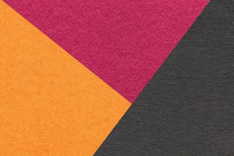 Texture craft orange, wine and black shade paper background, macro. Stock Photos