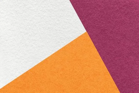Texture of craft purple, white and orange shade color paper background, macro Stock Photos