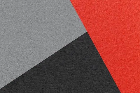 Texture of craft red, black and gray shade color paper background, macro Stockfoto's