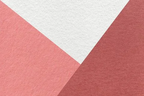 Texture of craft red, pink and white shade color paper background, macro. Foto stock