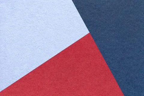 Texture craft red, sky and navy blue paper background, macro. denim cardboard Stock Photos
