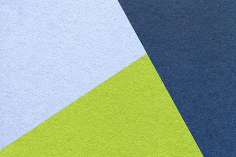 Texture craft sky, navy blue and green paper background, macro. 写真素材