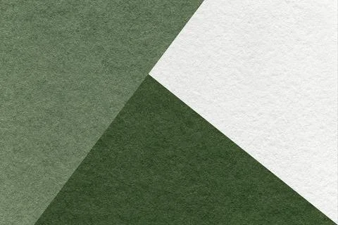 Texture of craft white and olive shade color paper background, macro. Stockfoto's