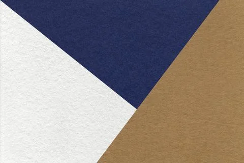 Texture of craft white, beige and navy blue shade color paper background, m.. Foto stock