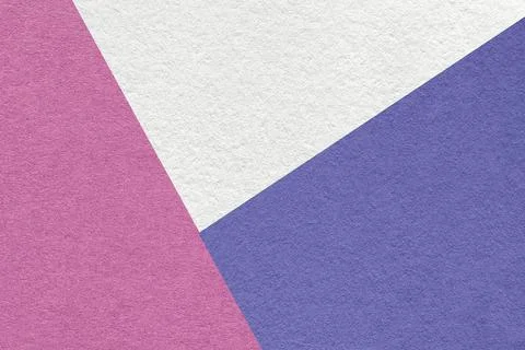 Texture of craft white, blue and purple shade color paper background, macro Stock Photos