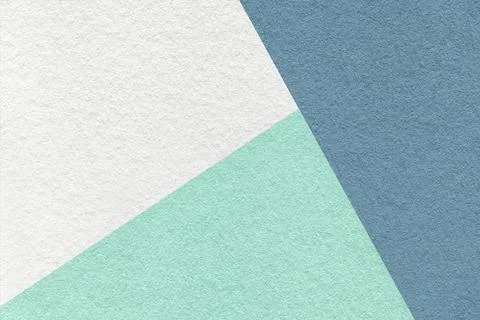 Texture of craft white, blue and cyan shade color paper background, macro Stock Photos