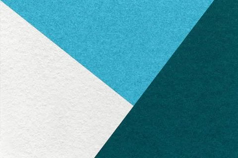 Texture of craft white, blue and teal shade color paper background, macro 스톡 사진