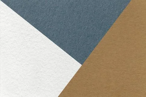 Texture of craft white, brown and gray shade color paper background, macro. 写真素材