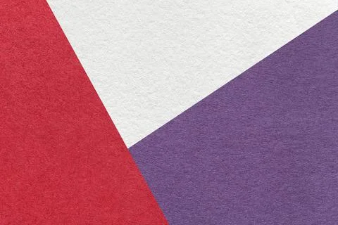 Texture of craft white, red and violet color paper background, macro. Illustration