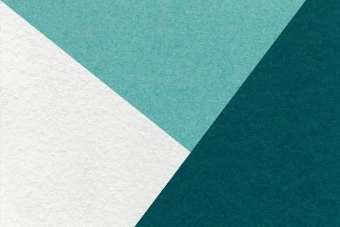 Texture craft white, turquoise and teal paper background, macro. 스톡 사진
