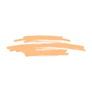 Texture of crayon or paint markers strokes vector illustration isolated on white Stock Illustration