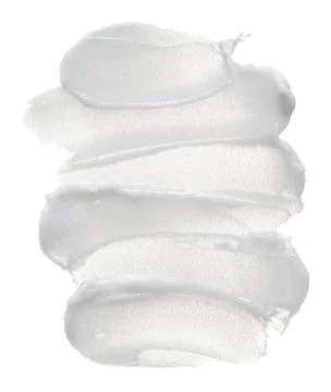 Texture of cream on white background Stock Photos
