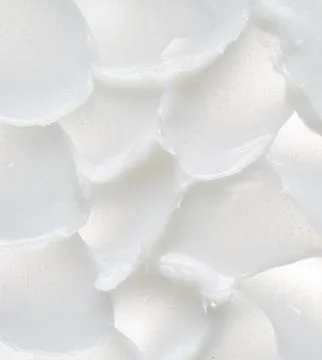 Texture of cream on white background Stock Photos