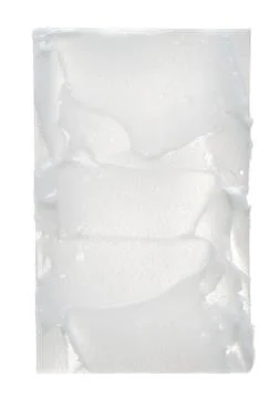 Texture of cream on white background Stock Photos