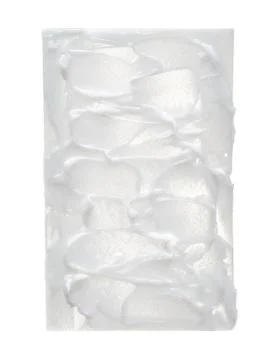 Texture of cream on white background Stock Photos