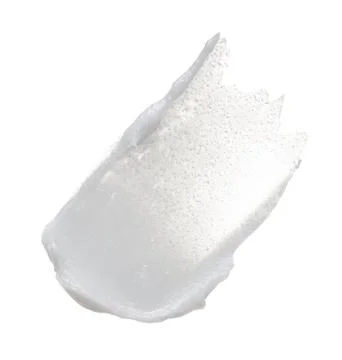 Texture of cream on white background Stock Photos