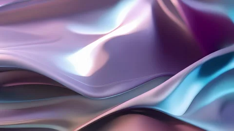 Texture of crinkled iridescent plastic, with tiny folds and creases creating a Stock Footage 253927569