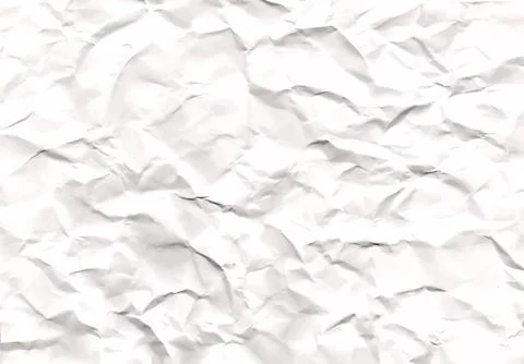 Texture of Crumpled Paper Tracing From Real Paper, Vector Illustration Stock Illustration