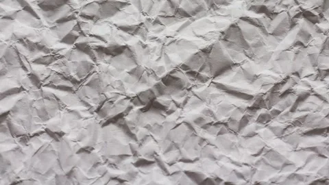 Texture of crumpled white paper background, animated background Video stock 333977611