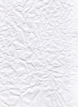 Texture of crumpled white paper Stock Photos