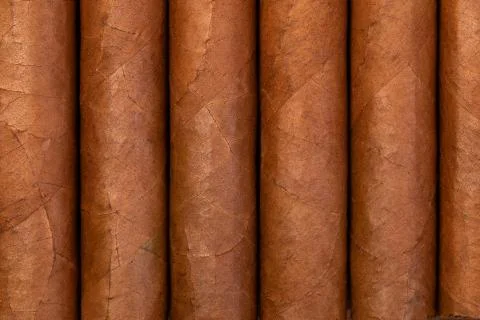 Texture of Cuban cigars Foto stock