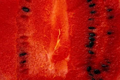 Texture of the cut of a watermelon Foto stock
