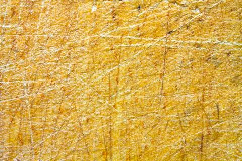 The texture of a cutting board cut with a knife Foto stock