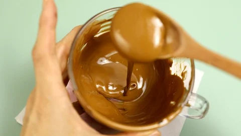 Texture of Dalgona(caramel) coffee after whipping Stock Footage 129722337