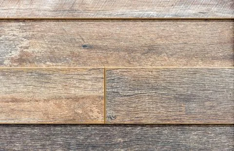 Texture of dark aged wood. Panel with rough boards for wall decor. Stock Photos