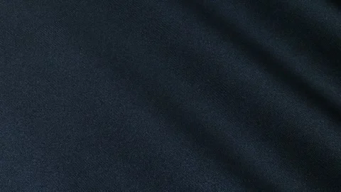 Texture of Dark Blue Fabric, Waves, Background, Unique Design, Exclusive Stock Footage 302182453
