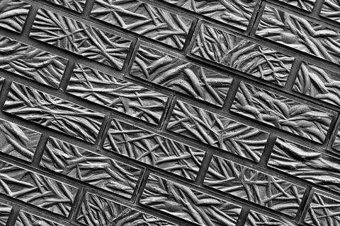 The texture is a dark brick wall. dark beautiful bricklaying. brickwork. ab.. Stock Photos