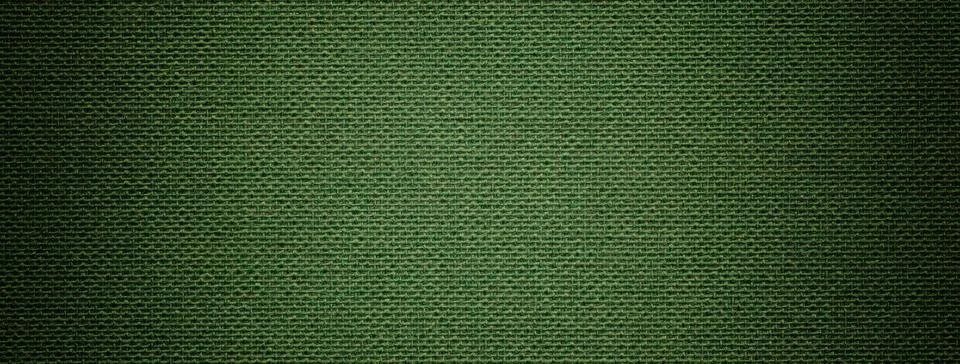 Texture dark green textile material background, macro weave pattern. Struct.. Stock Photos
