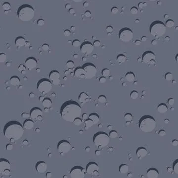 Texture of  dark planet. Seamless pattern of surface of  moon. Vector backgro Illustrazione stock