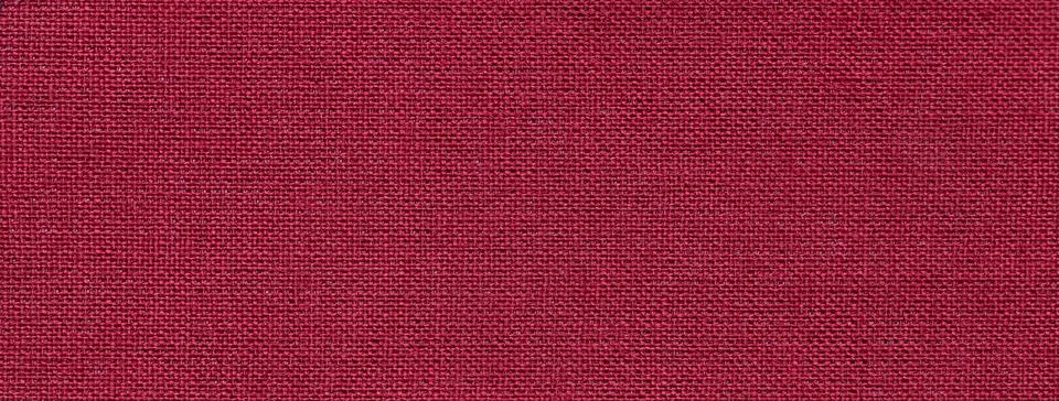 Texture of dark red color background from textile material with wicker patter Stock Illustration