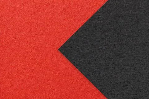 Texture of dark red paper background, half two colors with black arrow 스톡 일러스트