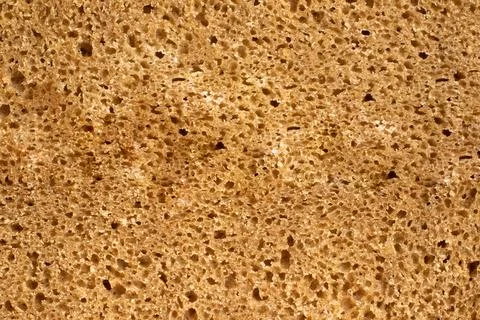 Texture of dark rye bread. Close up of bread crumb Stock-Fotos
